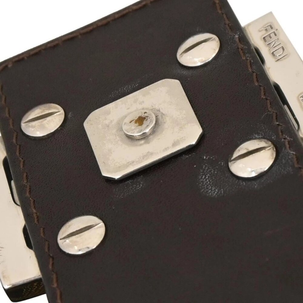 Fendi Brown Canvas Zucca Handbag - Picture 6 of 10